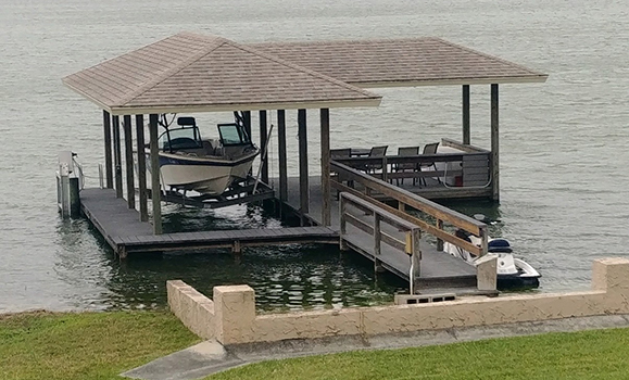 Boat on a cradle